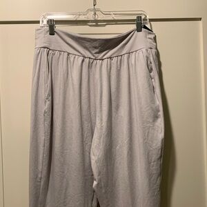 DSG joggers gray full length high waist stretchy comfy fabric new w tags size L